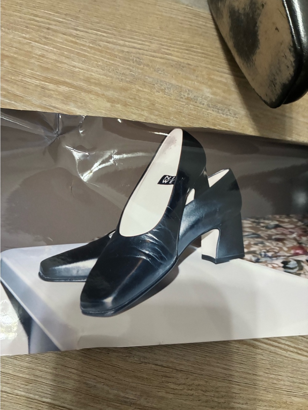 Smoke gray ladies shoes